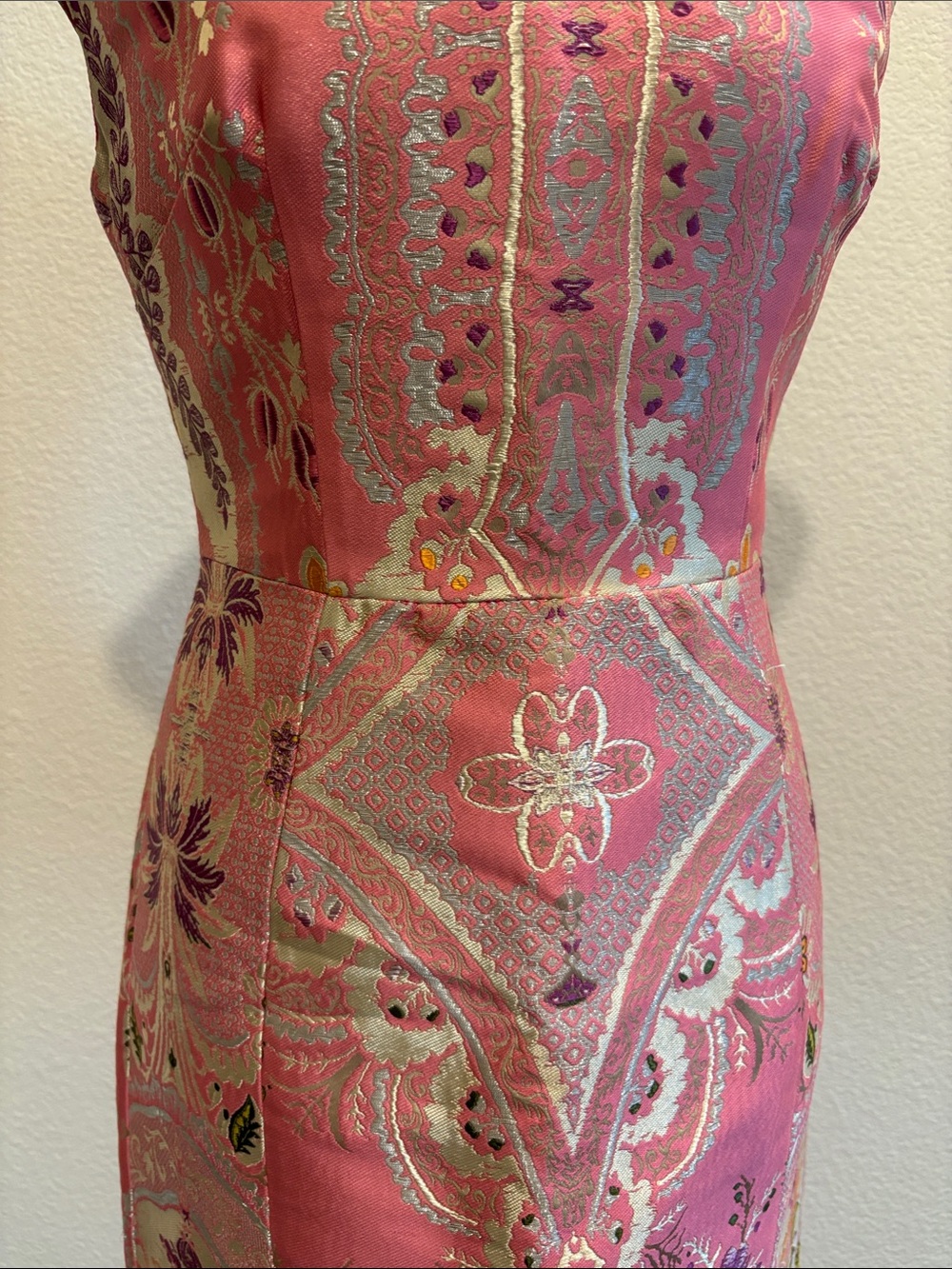 ETRO Milano Nashville Metallic Brocade Sheath Dress - Picture 4 of 8